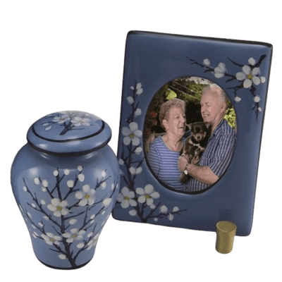 Winter Blossom Ceramic Keepsake Frame