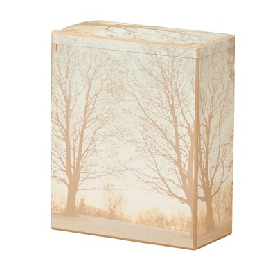 Winter Woods Scattering Cremation Urn