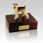 Wire Fox Terrier Large Dog Urn