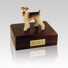 Wire Fox Terrier Medium Dog Urn