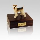 Wire Fox Terrier Small Dog Urn