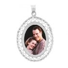 Woven Silver Photo Jewelry