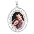 Woven White Gold Photo Jewelry