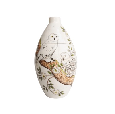 Snowy Owls Small Cremation Urn