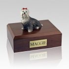 Yorkshire Terrier Gray Large Dog Urn