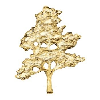 Gold Bonsai Tree Emblem
