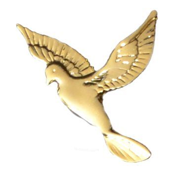 Gold Flying Dove Emblem II