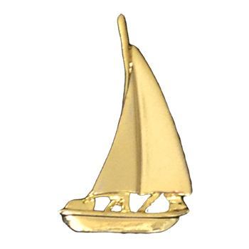 Gold Sailboat Emblem