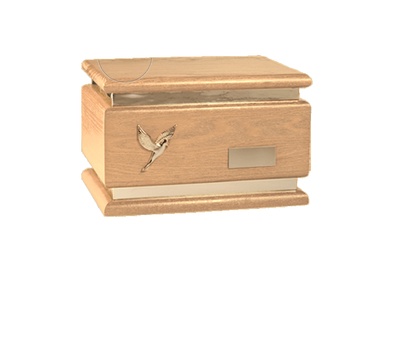 Zari Natural Wood Cremation Urn
