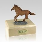 Chesnut Running Horse Cremation Urns