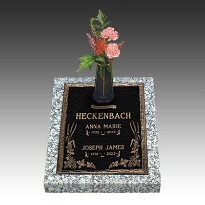 A Life Remembered Deep Bronze Headstone