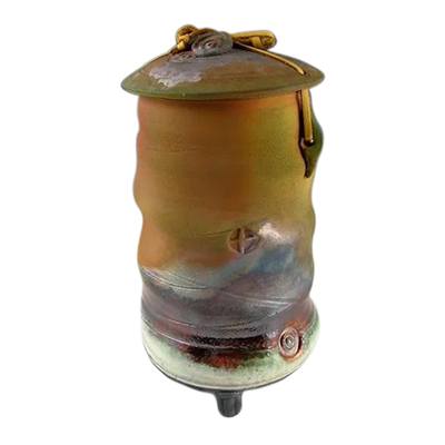 Abetzi Raku Urn