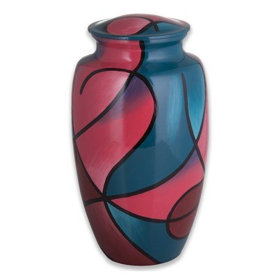 Abstract Cremation Urn