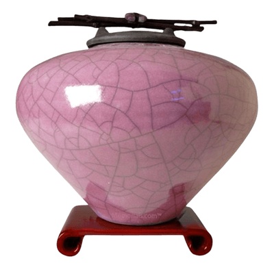 Raku Amethyst Cremation Urns