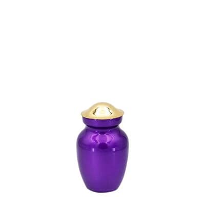 Ametrine Metal Keepsake Cremation Urn