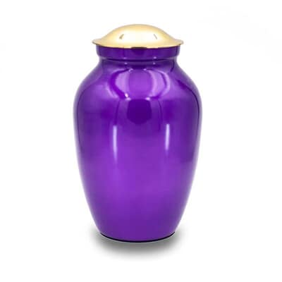 Ametrine Metal Medium Cremation Urn