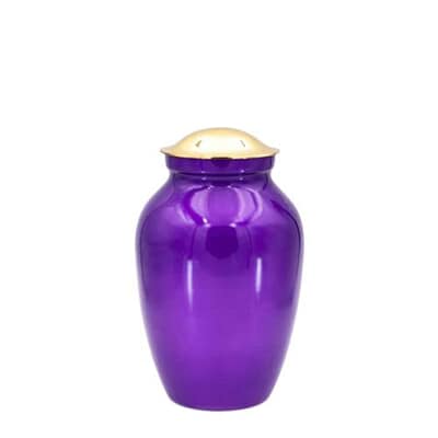 Ametrine Metal Pet Cremation Urn