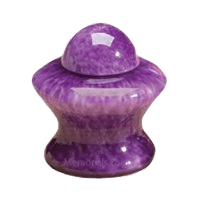 Purple Glass Keepsake Cremation Urn