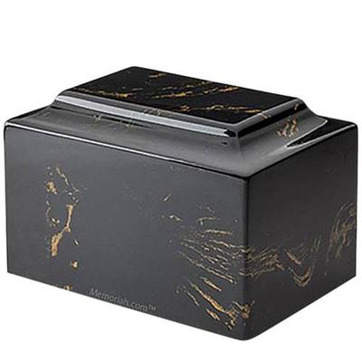 Angel Black and Gold Child Cremation Urns