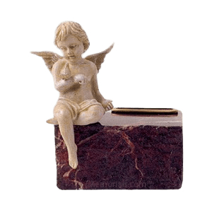 Infant Ruby Marble Angel Urn