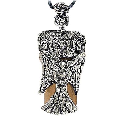 Angel Brown Urn Cremation Necklace