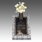 Baby Angel Children Bronze Grave Marker