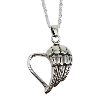 Angel Over My Heart Urn Necklace