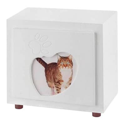 Angel Paw Photo Pet Cremation Urns