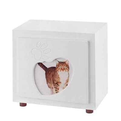 Angel Paw Small Photo Pet Cremation Urn