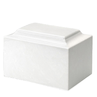 Angel White Medium Child Urn