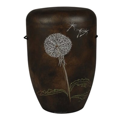 Antique Dandelion Biodegradable Cremation Urn