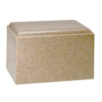 Antique Granite Cultured Cremation Urn