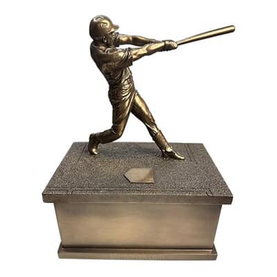 Antique Home Run Baseball Cremation Urn