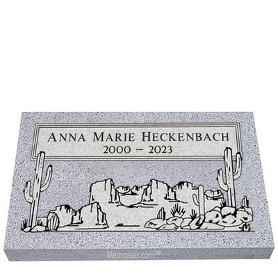 Arizona Granite Grave Marker 28 x 16