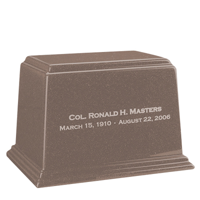 Ark Basil Wood Marble Urns