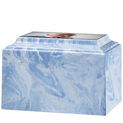 Artic Blue Cultured Photo Urn