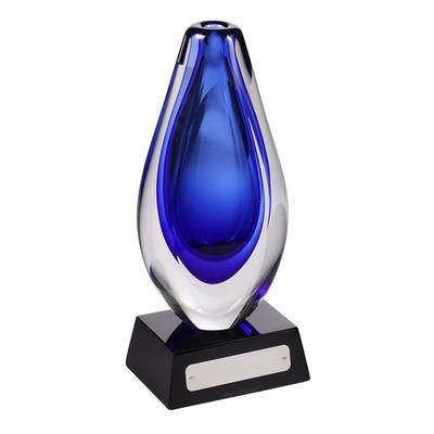 Artic Glass Vase Keepsake Urn