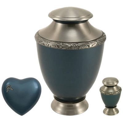 Artisan Azure Cremation Urns