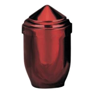 Artisan Red Pet Cremation Urn