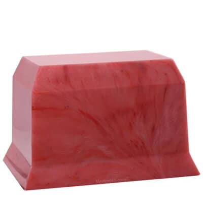 Arura Red Cultured Cremation Urn