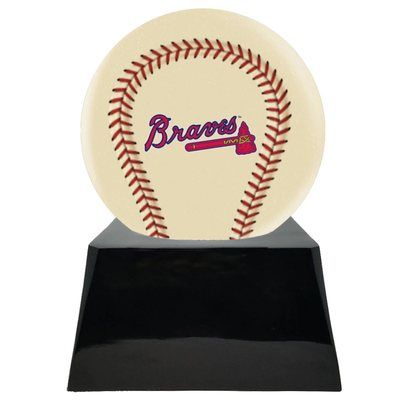 Atlanta Braves Baseball Cremation Urn