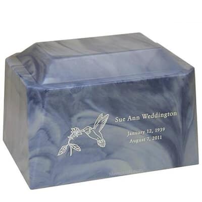 Atlas Blue Cultured Cremation Urn