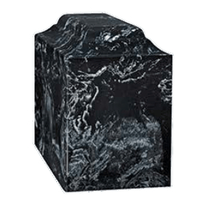 Atrina Black Marble Cremation Urn
