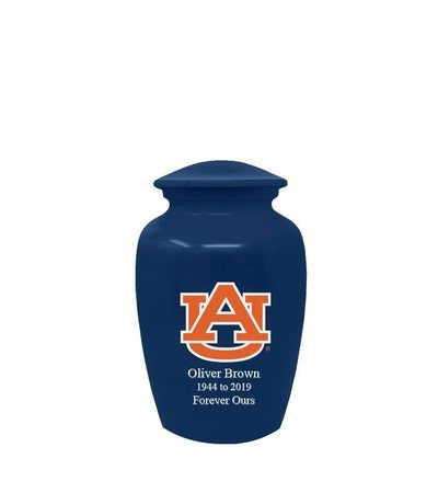 Auburn University Tigers Blue Keepsake Urn