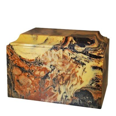 Autumn Cultured Marble Urn