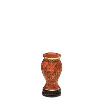 Autumn Splendor Mini Cloisonne Urn