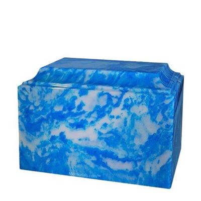 Baby Blue Pet Cultured Marble Urns