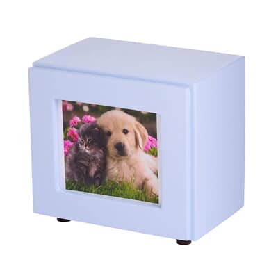 Baby Blue Photo Pet Urns