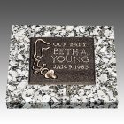 Baby Pacifier Children Bronze Grave Marker
