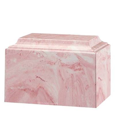 Baby Pink Pet Cultured Marble Urn